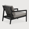 Ethnicraft Black Teak Jack Outdoor Chair Mocha