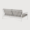 Ethnicraft Aluminium Jack Outdoor 2 Seat Sofa Mocha