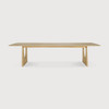 Ethnicraft Geometric Oak Meeting Table