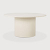 Ethnicraft Elements Stone Dining Table Micro Cement Round Ethnicraft Elements Stone Dining Table Micro Cement Round