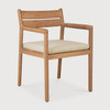 Ethnicraft Jack Teak Outdoor Dining Chair Natural