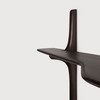 Ethnicraft Mahogany Dark Brown Boomerang Wall Desk