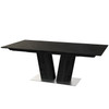 Black Oak Extending Dining Table Skovby 39