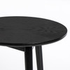 Black Oak Side Table - Basel