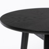 Black Oak Side Table - Basel