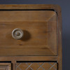 Ornate Vintage Fir Wood Cabinet - Jove