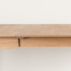 Natural Oak & Ash Extending Dining Table 120/162 cm - Glimps