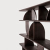 Ethnicraft Geometric Dark Wood Open Shelving - OUTLET
