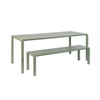 Sorrel Green Aluminium Outdoor Dining Table - Vondel
