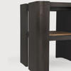 Ethnicraft Panel Dark Brown Teak Side Table
