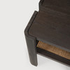 Ethnicraft Panel Dark Brown Teak Side Table