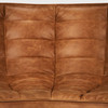Ethnicraft Tan Leather Sofa 701 Set 4 Right