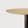 Ethnicraft Blend Oak & Bronze 90 cm Dining Table