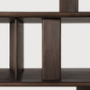 Ethnicraft Block Dark Mahogany Block Rack Ethnicraft Block Dark Mahogany Block Rack