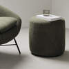 Ethnicraft Barrow Tall Pouf - Pine Green