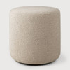 Ethnicraft Barrow Tall Pouf - Off White
