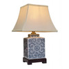 Pair of Oriental Tea Caddy Table Lamps - Anemone