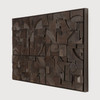 Ethnicraft Bricks  Wall Art - Brown 60 x 50 cm