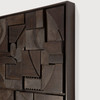 Ethnicraft Bricks  Wall Art - Brown 60 x 50 cm