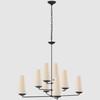 Visual Comfort Fontaine Large Offset Chandelier