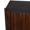 Libra Monterey Four Door Dark Wooden Sideboard 175cm Reeded Fluted Doors
