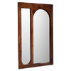 Libra Monterey Large Floor Standing Mirror Dark Stained Mango Wood Frame 108 x 180cm