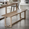 Gallery Direct Craft Smoked Oak Dining Bench