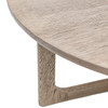 Gallery Direct Craft Smoked Oak Round Coffee Table