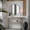 Gallery Direct Craft Smoked Oak Console Table