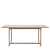 Gallery Direct Craft Smoked Oak Dining Table