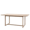 Gallery Direct Craft Smoked Oak Dining Table