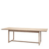 Gallery Direct Craft Smoked Oak Ext Dining Table