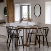 Gallery Direct Craft Smoked Oak Folding Dining Table