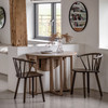 Gallery Direct Craft Smoked Oak Folding Dining Table