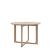 Gallery Direct Craft Smoked Oak Round Dining Table