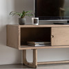 Gallery Direct Craft Smoked Oak Media Unit