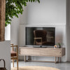 Gallery Direct Craft Smoked Oak Media Unit