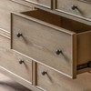 Gallery Direct Artisan Natural Oak 7 Drawer Chest