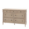Gallery Direct Artisan Natural Oak 7 Drawer Chest