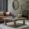 Gallery Direct Vancouver Natural Oak Square Coffee Table 1000x1000x400