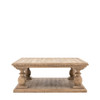 Gallery Direct Vancouver Natural Oak Square Coffee Table 1000x1000x400