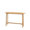 Gallery Direct Madrid Oak Console Table 120x40x80