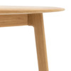 Gallery Direct Madrid Oak Round Dining Table 100x100x75