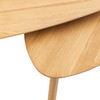 Gallery Direct Madrid Oak Coffee Table Nest 110x60x45