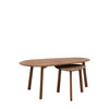 Gallery Direct Madrid Walnut Coffee Table Nest 110x60x45