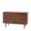 Gallery Direct Madrid Walnut 2 Door Sideboard 116x45x70