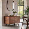 Gallery Direct Madrid Walnut 2 Door Sideboard 116x45x70