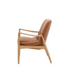 Gallery Direct Carrera Brown Leather Armchair – Modern Gallery Direct Carrera Brown Leather Armchair – Modern