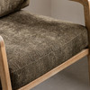 Gallery Direct Cortona Moss Green Fabric Armchair – Modern Gallery Direct Cortona Moss Green Fabric Armchair – Modern