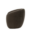 Gallery Direct Curvo Espresso Fabric Armchair – Modern Gallery Direct Curvo Espresso Fabric Armchair – Modern